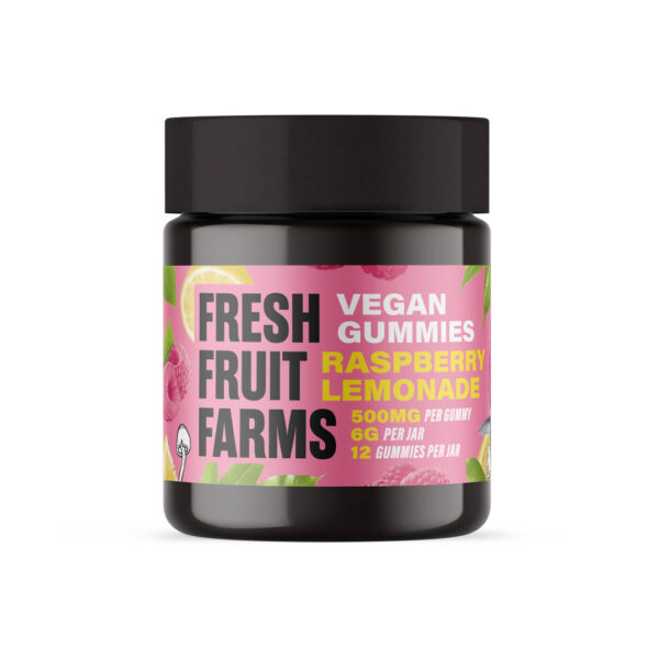 Fresh Fruit Farms Raspberry Lemonade Gummies Bottle
